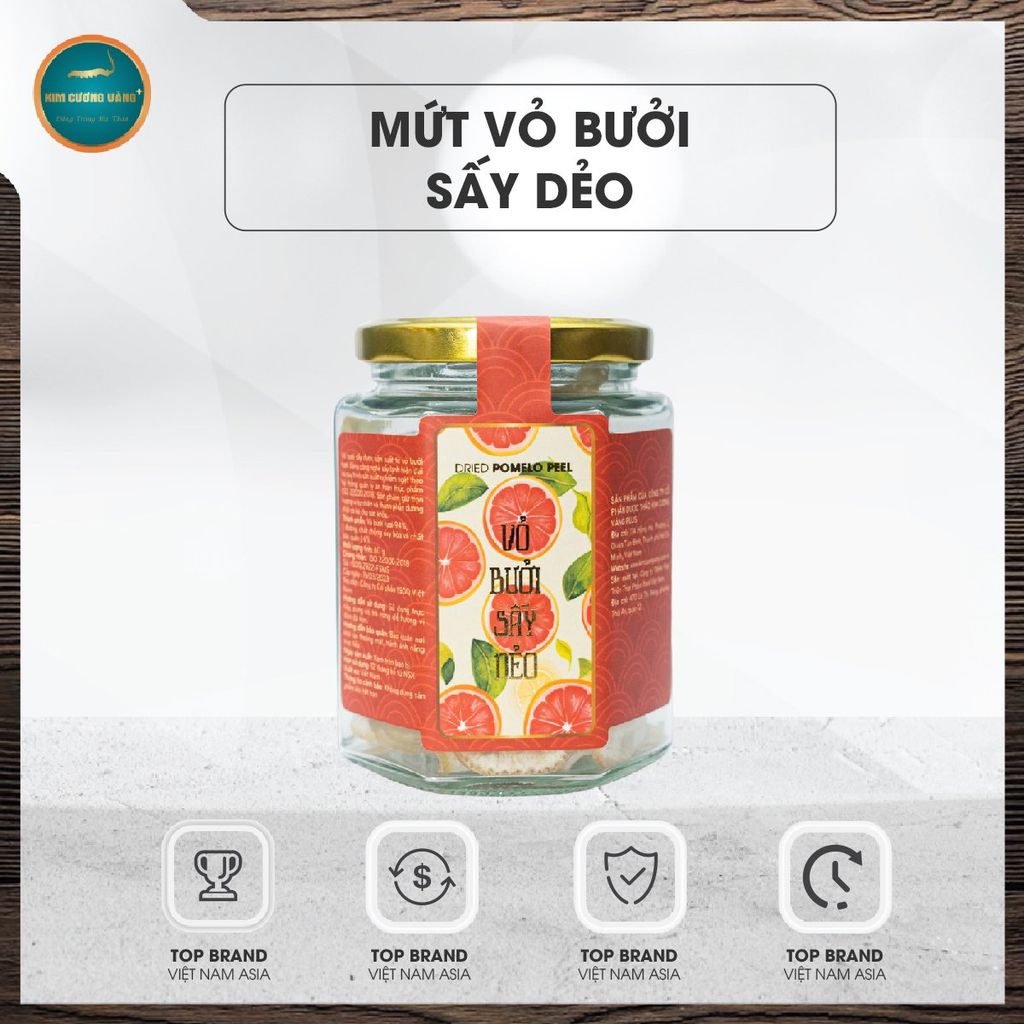 Vỏ Bưởi Sấy Dẻo (Hộp 60g)