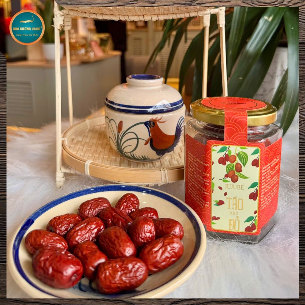 Táo đỏ khô Kim Cương Vàng (100g)