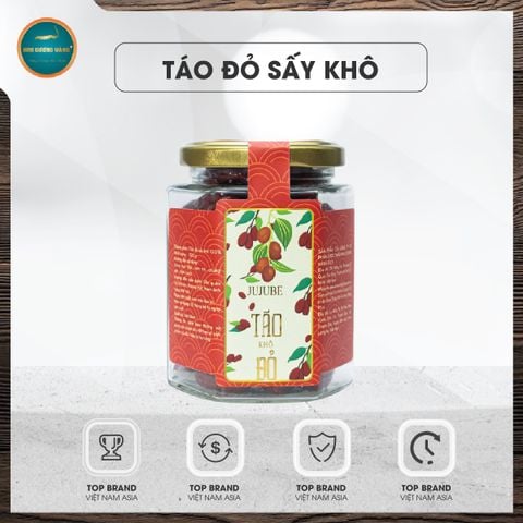 Táo đỏ khô Kim Cương Vàng (100g)