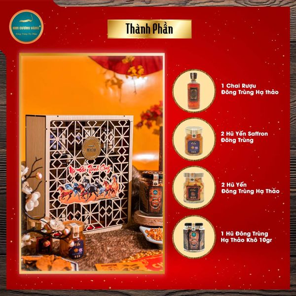 Quà Tết sang trọng Mã Đáo Thành Công