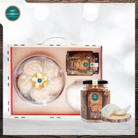 Combo Tổ Yến Tinh Chế 50g Tặng 1 hộp Đông Trùng Hạ Thảo 10g hộp giấy