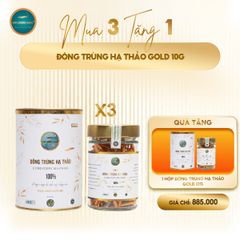 [Mua 3 Tặng 1] Đông Trùng Hạ Thảo Gold 10g