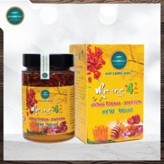 Mật Ong 4 Vị Đông Trùng Saffron Kỷ Tử Táo Đỏ (Hộp 380ml)