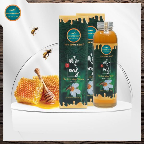 Mật ong Kim Cương Vàng