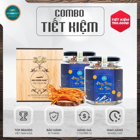 [Combo Tiết Kiệm] 2 Hộp Đông Trùng Hạ Thảo Thượng Phẩm 15g