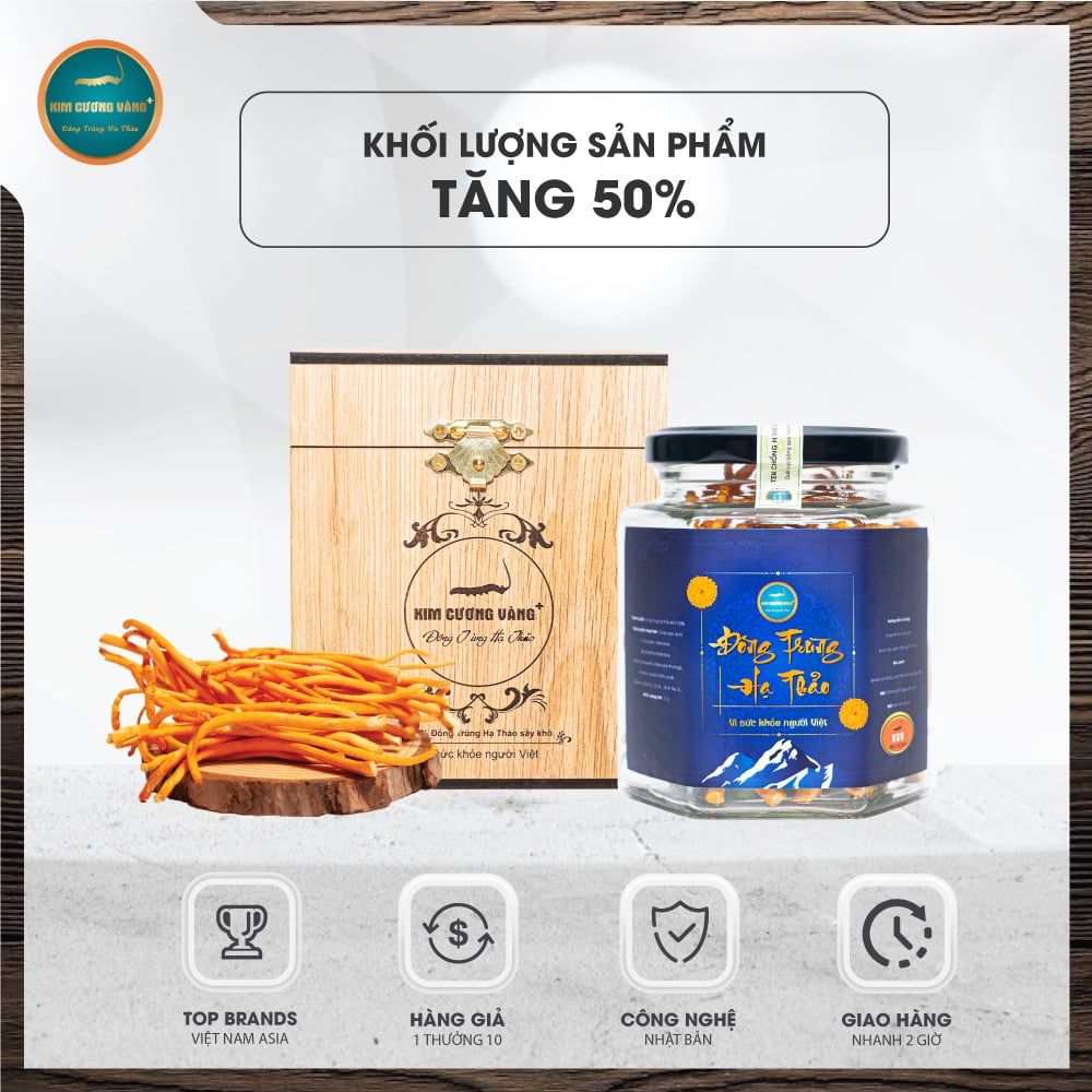 Đông Trùng Hạ Thảo Thượng Phẩm (Hũ 15g)