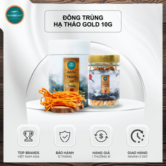 Đông Trùng Hạ Thảo Gold (Hủ Tròn 10g)