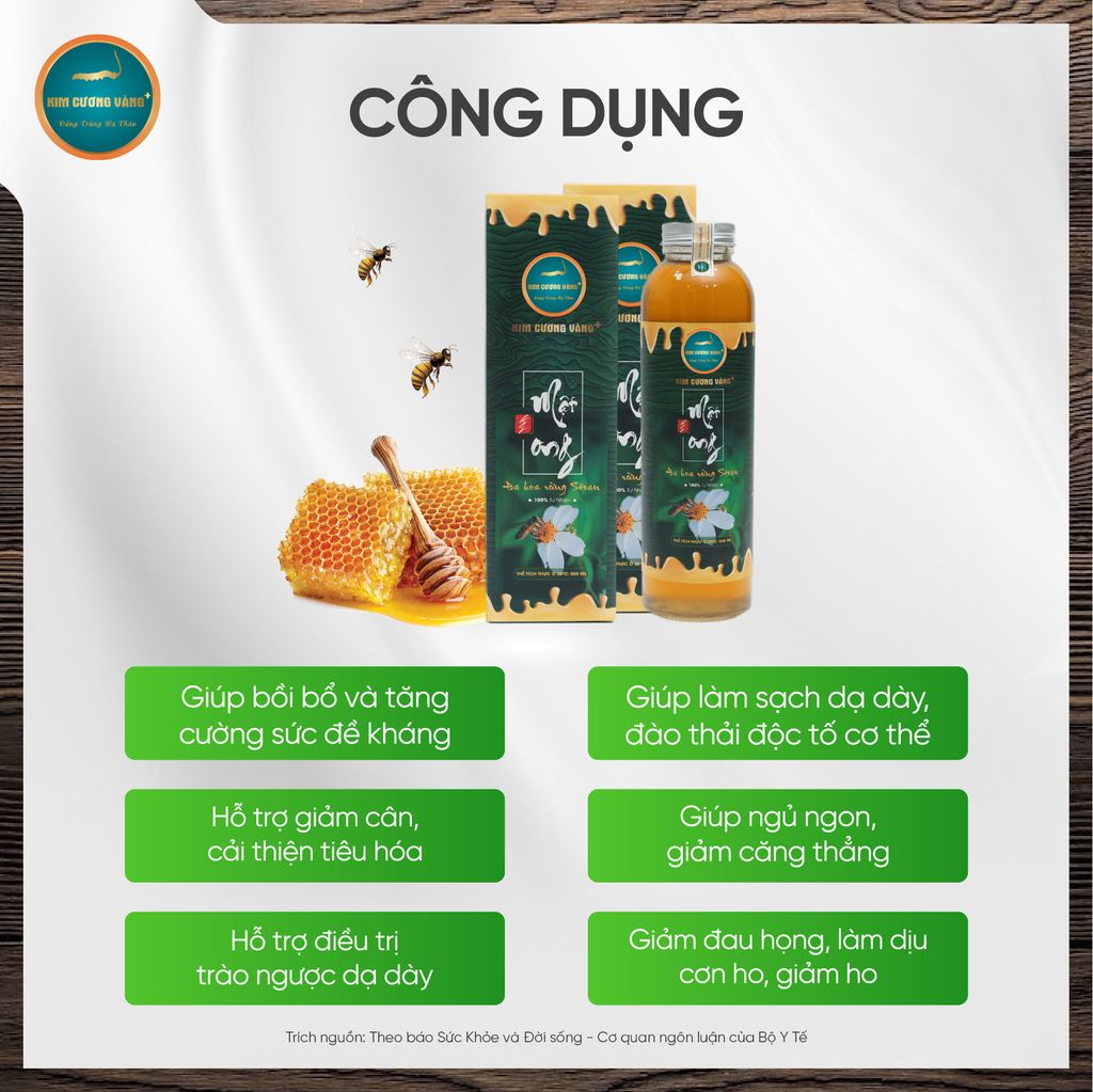 Mật Ong Rừng SêSan Thượng Hạng (Chai 500ml)