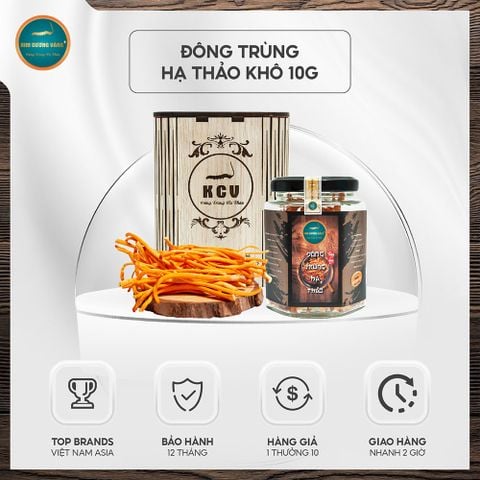 Đông Trùng Hạ Thảo Khô (Hũ 10g)