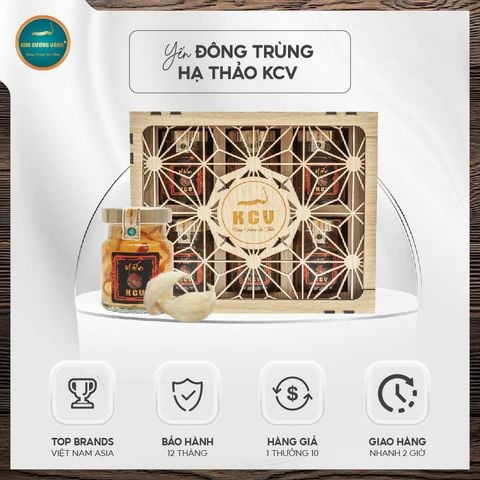 Hộp Yến Chưng Đông Trùng Hạ Thảo (6 Hũ)