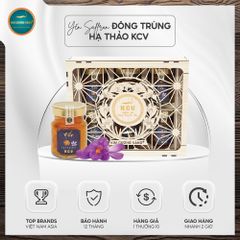 Hộp Yến Saffron Đông Trùng Hạ Thảo (6 Hũ)