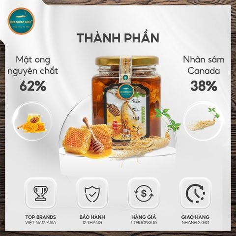 Nhân Sâm Mật Ong Canada (Hộp 280ml)