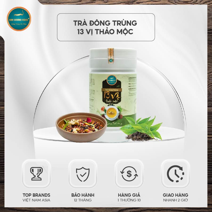 Trà Thảo Mộc Đông Trùng 13 Vị (Hộp 450g)