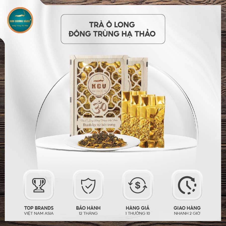 Trà Ô Long Đông Trùng Hạ Thảo (Hộp 110g)