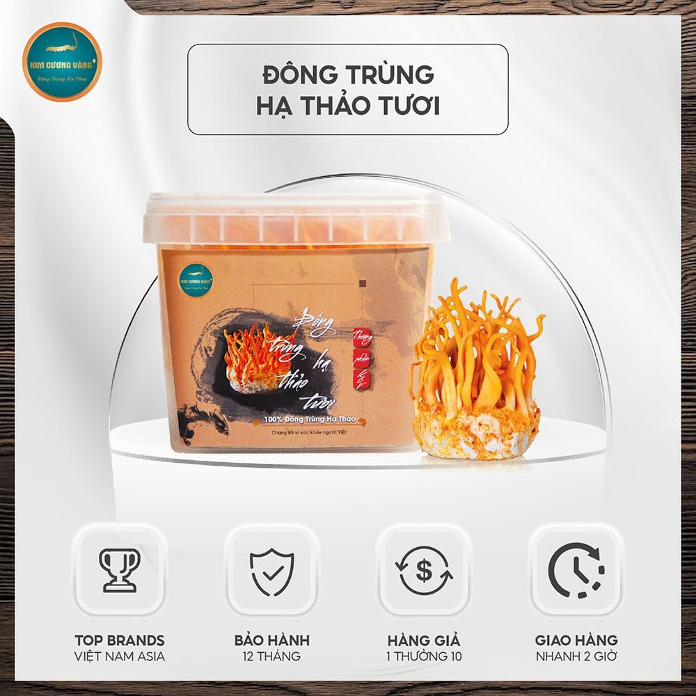 Đông Trùng Hạ Thảo Tươi (Hộp 150g)