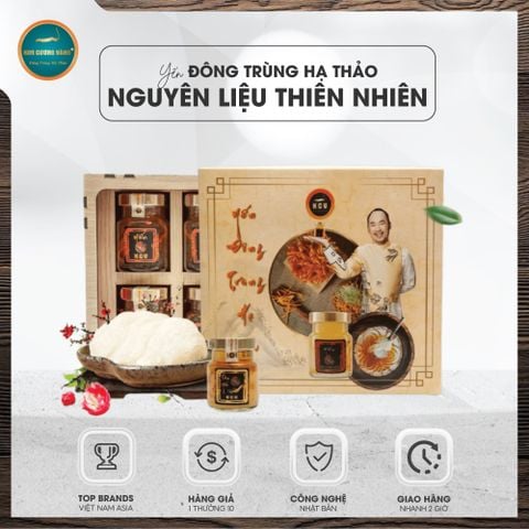 Yến Sào Đông Trùng Hạ Thảo - Hộp Giấy (6 Hủ)