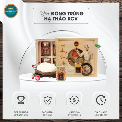 Yến Sào Đông Trùng Hạ Thảo - Hộp Giấy (6 Hủ)