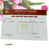  In Giấy bảo đảm vàng, hợp đồng cầm đồ 