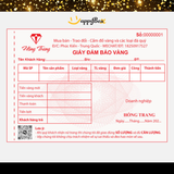  In Giấy bảo đảm vàng, hợp đồng cầm đồ 