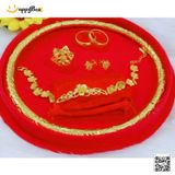  In hộp Nhung đỏ tròn đựng vòng, kiềng 