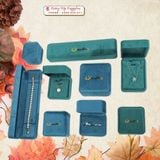  In hộp nắp bật Nhung đựng nhẫn, dây chuyền, hoa tai 