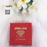  In Hộp trang sức đựng vòng tay, dây chuyền, nhẫn, hoa tai 
