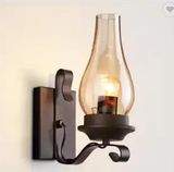  ĐÈN TREO TƯỜNG GỖ CỔ ĐIỂN 