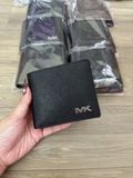  Ví Nam Michael Kors Men Rivington Billfold with Passcase Leather Màu Đen Trơn 