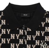  Đầm Polo MLB Monogram New York Yankees 3FOPM0233-50BKS Màu Đen 