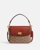 Túi Đeo Chéo Coach Cassie Crossbody Bag 19 In Signature Canvas Màu Nâu Logo CV436