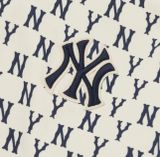  Áo Nỉ Sweater MLB Classic Monogram Front Brushed Over Fit Sweatshirt 3AMTM0926-50CRS Màu Trắng 