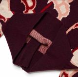  Áo Khoác Cardigan MLB Argyle Monogram Crop Cardigan Boston Red Sox 3FKCY0124-43WIS Màu Đỏ Hồng 