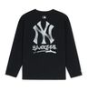 Áo Phông Tay Dài MLB Basic Mega Logo Loose Fit Long Sleeve T Shirts NEW YORK YANKEES 3ATSB0351-50BKS Màu Đen
