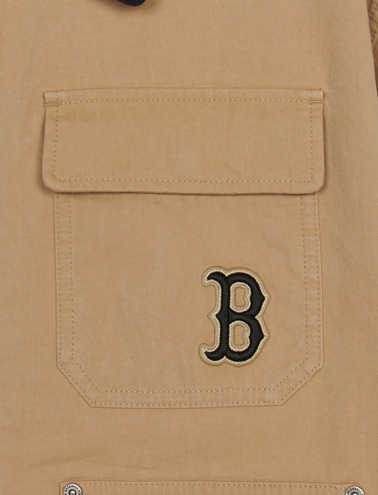 Áo Khoác MLB Basic Collar Work Jacket BOSTON REDSOX