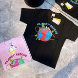  Áo Phông ADLV Planet Rescue Màu Đen, Hồng 