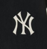  Áo Khoác Bomber MLB Public Wool Big Lux Varsity Jacket 3AJPV0541-50BKS Đen 
