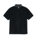  Áo Polo MLB Dia MONOGRAM Tonal Jarcquard Polo T Shirts NEW YORK YANKEES  3APQM0253-50BKS Màu Đen 