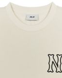  Áo Sweat MLB Coopers Small Logo Mega Overfit Brushed Sweatshirts NEW YORK YANKEES Màu Trắng 3AMTB3146-50CRM (Sold Out) 