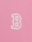 Áo Phông MLB Basic Street Logo Over Fit T Shirts BOSTON REDSOX Màu Hồng 