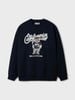 Áo Nỉ Sweat WHOAU Steve Photo Sweatshirt Màu Navy WHMWF2221U