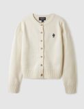  Áo Cardigan WHOAU Steve R-neck Cardigan WHCKF1121F Màu Trắng Trơn 