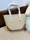  Túi Tote Michael Kors Gigi Aria Large Empire Logo Jacquard Tote Bag in Blue 