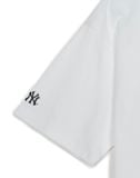  Áo Phông MLB Basic Heavy Weight Mega Over Fit T Shirts NEW YORK YANKEES 3ATSB4053-50WHS Màu Trắng 