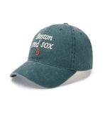  Mũ Lưỡi Trai MLB Varsity Lettering Washing Unstructured Ball Cap Boston Redsox New York Yankees Los Angeles Dodgers 3Acpvv04N 