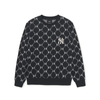 Áo Sweat MLB Jacquard Dia MonogramNew York Yankees Sweatshirts Màu Đen 3AMTM0141-50BKS