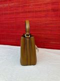  Túi Đeo Chéo Tory Burch Britten Micro Satchel Màu nâu đậm 145357 