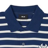  Áo Polo MLB cổ sọc Varsity New York Yankees ivory Màu Xanh 3APQV0343-50NYL 