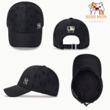  Mũ Lưỡi Trai MLB Classic MONOGRAM Jacquard Structured Ball Cap NEW YORK YANKEES Màu Trắng / Đen / Nâu 3ACPM034N 