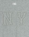  Áo Sweat MLB Basic Coopers Logo Mega Overfit Sweatshirts NEW YORK YANKEES 3AMTB0251-50MGS Màu Xám 