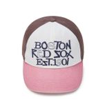 Mũ Lưỡi Trai MLB Street Varsity Vintage Unstructured Ball Cap BOSTON REDSOX màu Hồng Phối Nâu 3ACPV125N-43PKP 